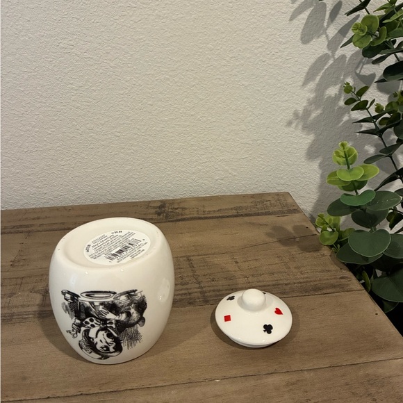 Mad Hatter Ceramic Sugar Jar. - Picture 3 of 7